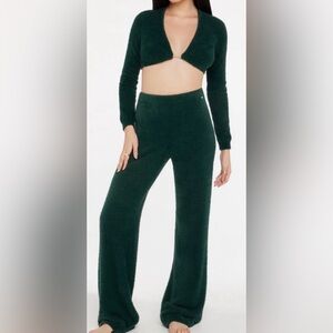 Savage X Fenty Dark Green Wide Leg Pants